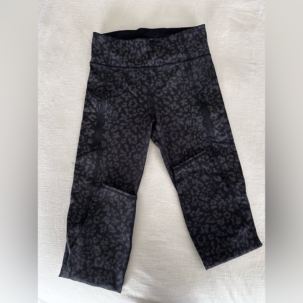Athleta Women’s Black Leopard Leggings